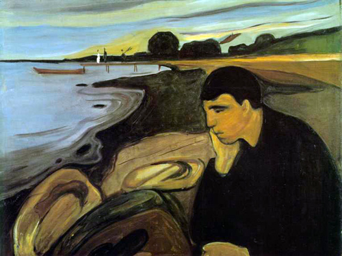 Edvard Munch - Melancholía,   00